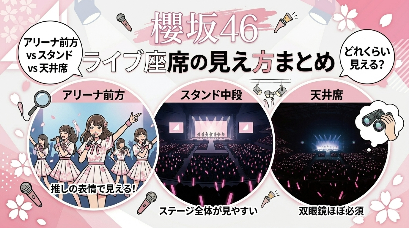 櫻坂46 ライブで役立つ便利グッズ