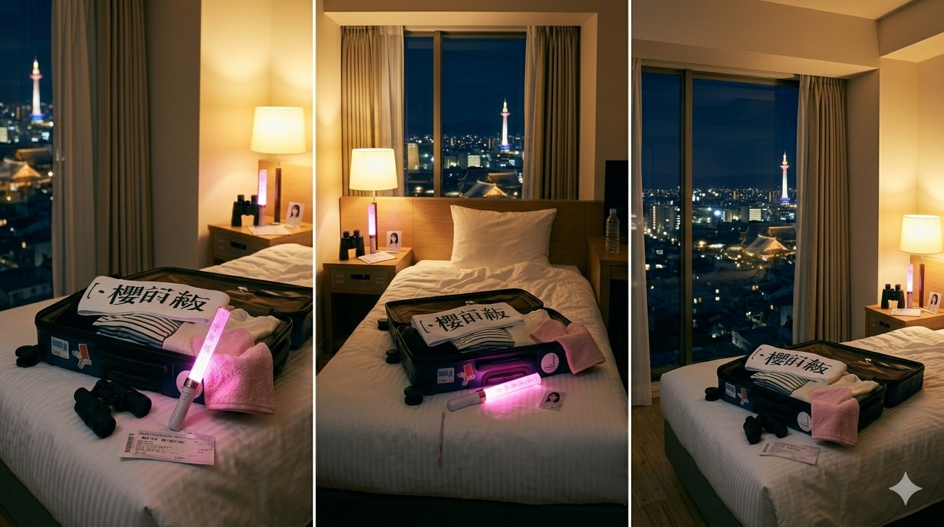 櫻坂46 ライブ 遠征に最適なホテルおすすめ