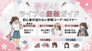 櫻坂46ライブの服装ガイド｜初心者が迷わない参戦コーデ