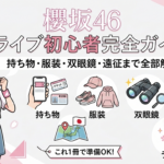 櫻坂46 遠征 持ち物 リスト