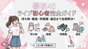 櫻坂46 遠征 持ち物 リスト